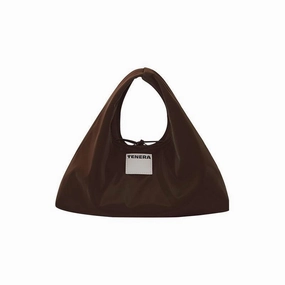 Comfort handle Sleek Design (Chocolate Velvet)Classic Hobo Bag - TENERA Velvet Collection