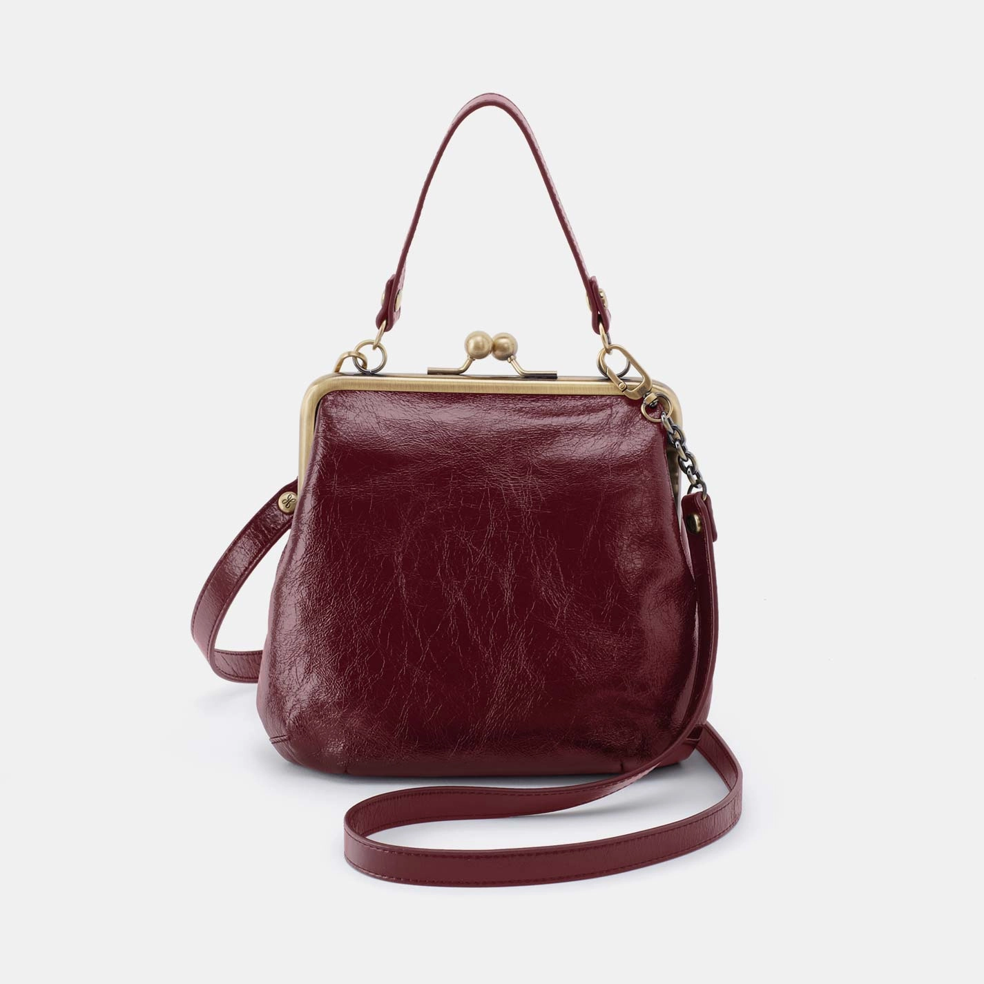 Alba Crossbody in Polished Leather - Saddleberry Smart Utility