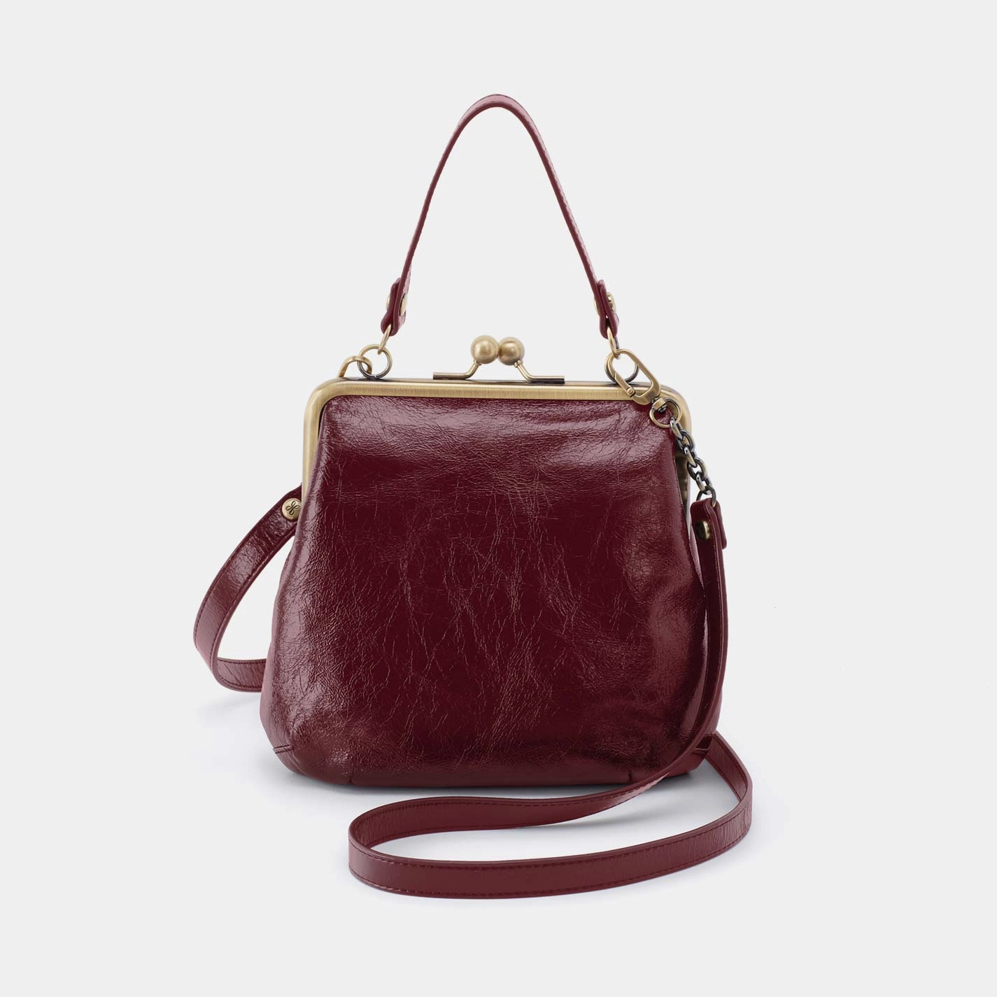 Modern Appeal Alba Crossbody in Polished Leather - Saddleberry