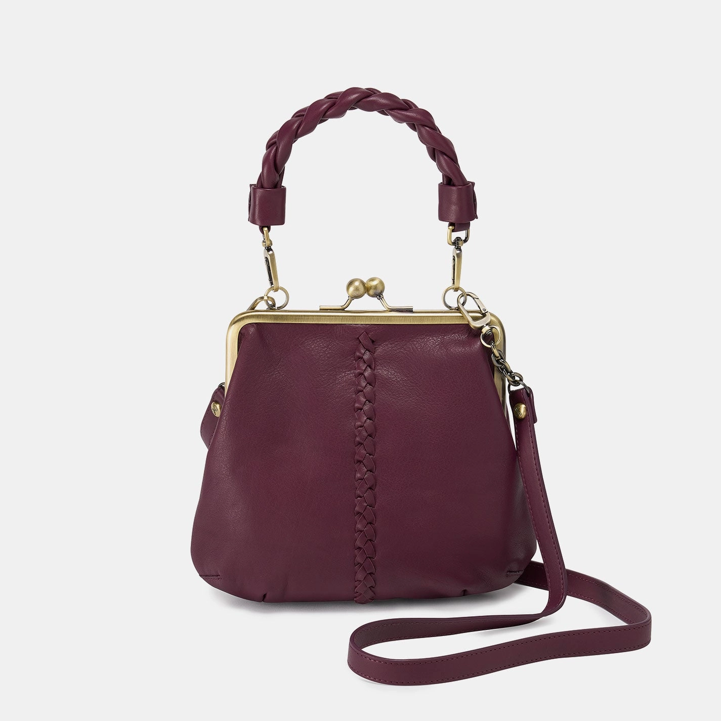 Modern Companion Alba Crossbody In Smooth Leather - Cordovan