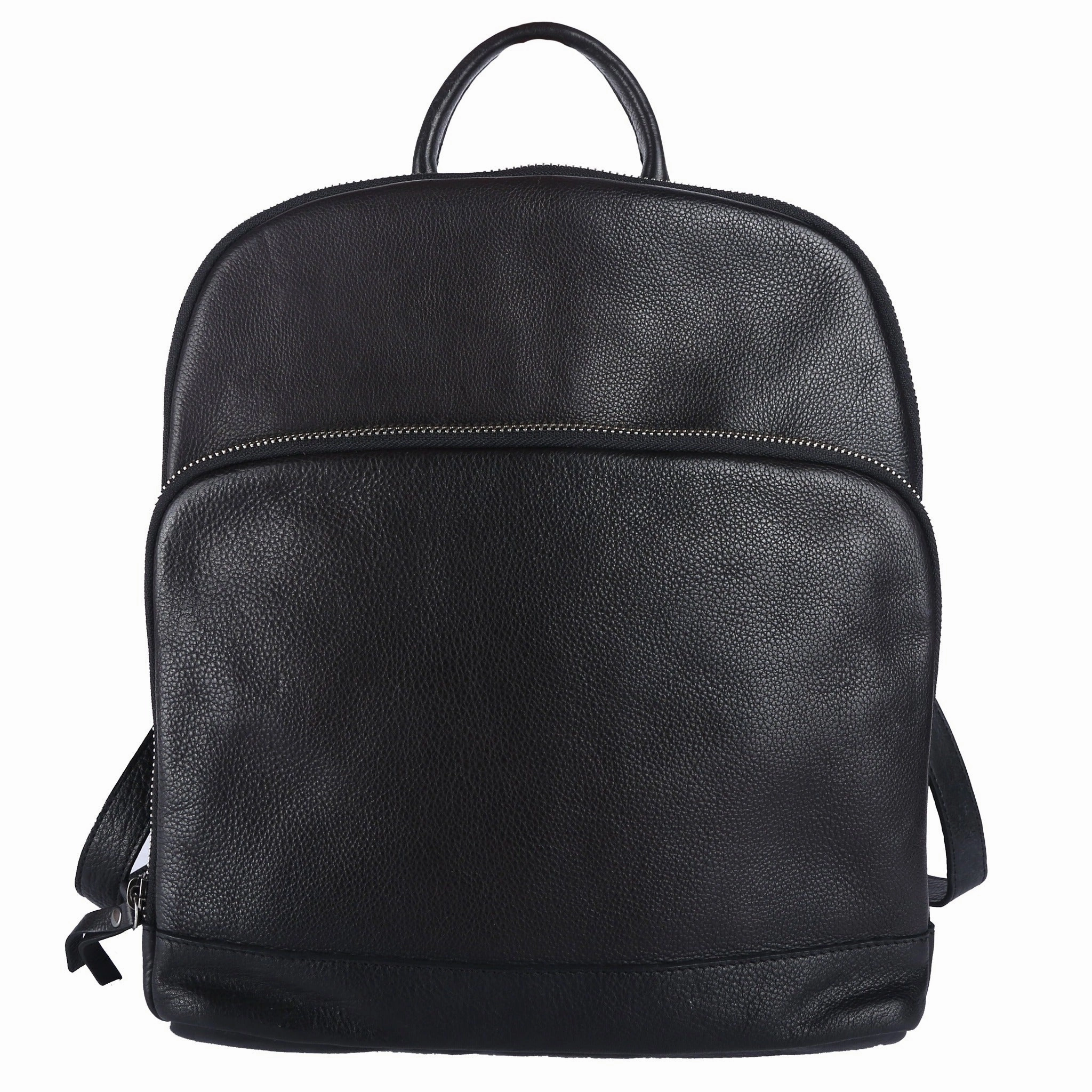 Aleks Leather Backpack Sleek Functionality Smart Comfort