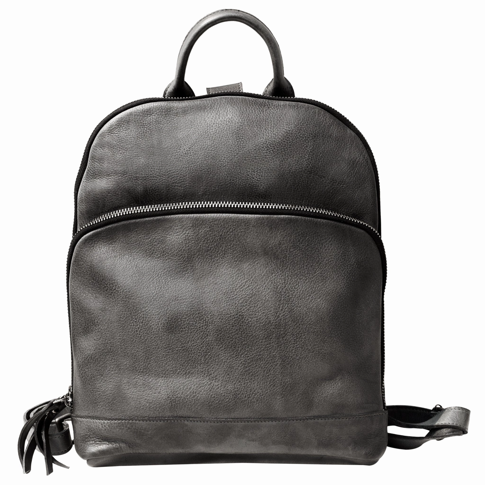 Versatile Storage Aleks Leather Backpack