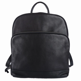 Aleks Leather Backpack Sleek Functionality Smart Comfort