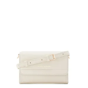 Femme Forte Kim cream calfskin leather crossbody bag Contemporary Edge