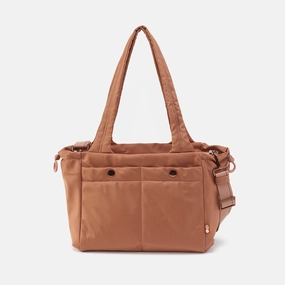 ALL IN ONE Tote in CaRefiber recycled nylon - Dune Durable Fabric Travel Daily