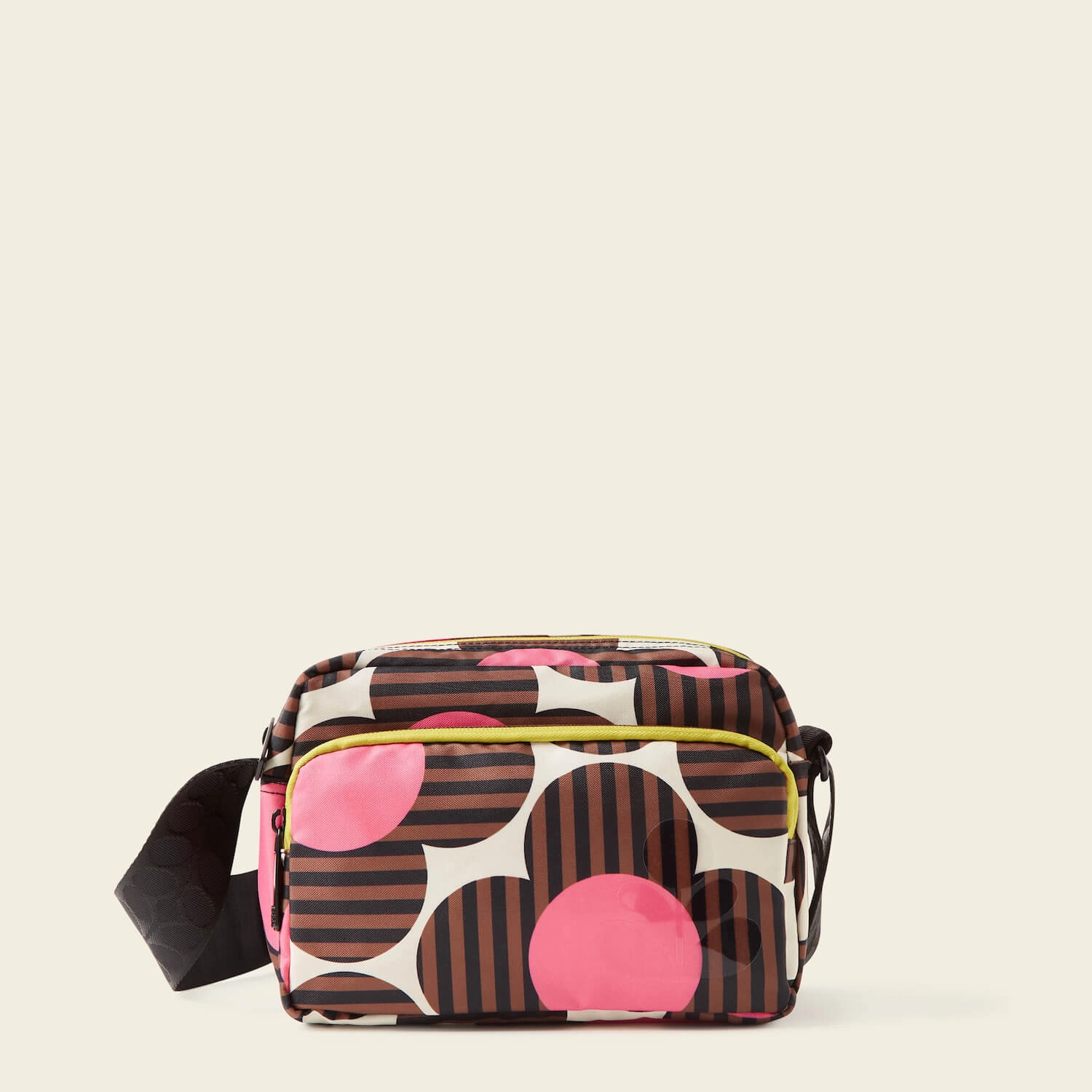 Everyday Use Angle Camera Bag - Striped Flower Azalea