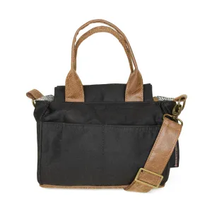 Urban Fashion Contemporary Feature Anita: Black Waxed Canvas
