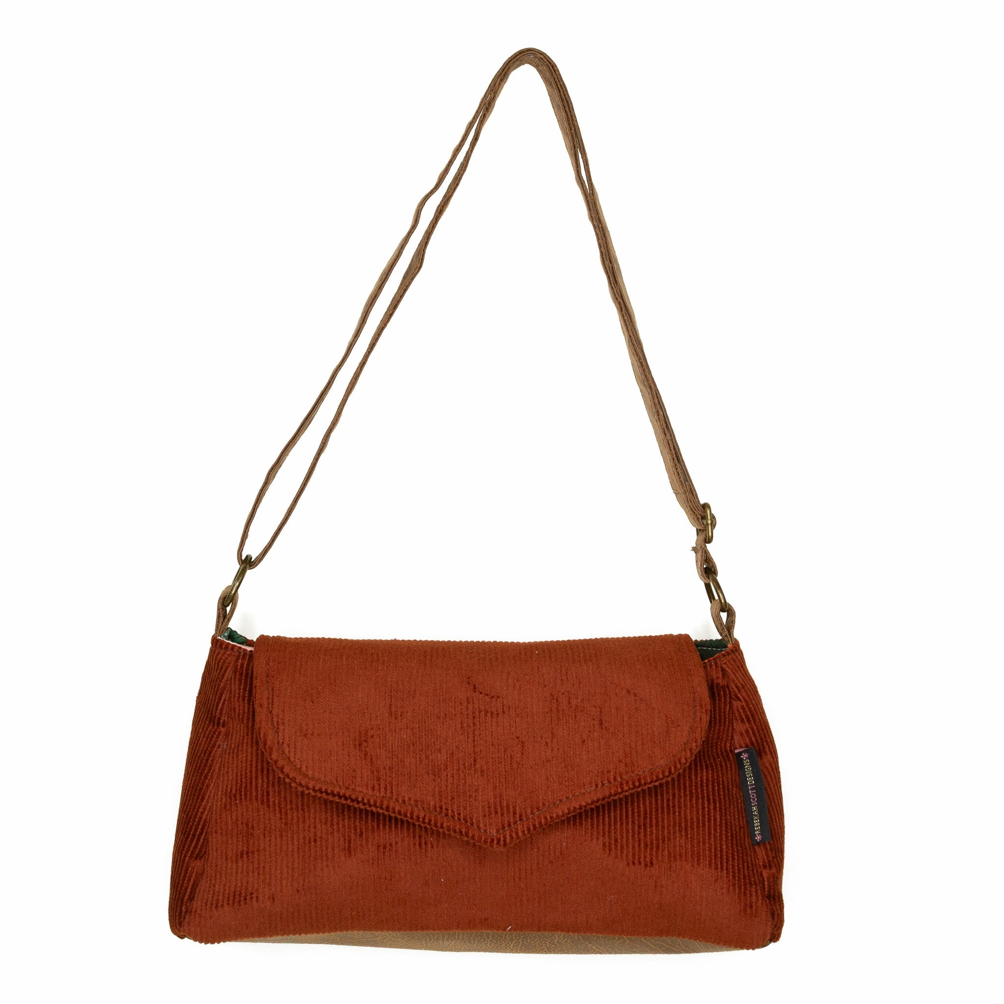 Annie: Rust Corduroy Chic Urban Outfit