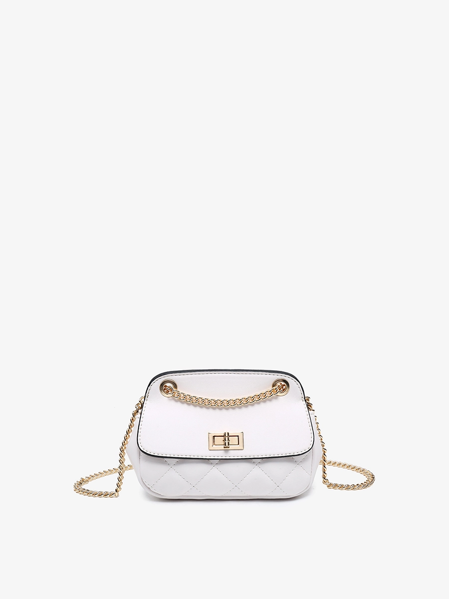 Monochrome Style Arabella Vegan Cinched Satchel