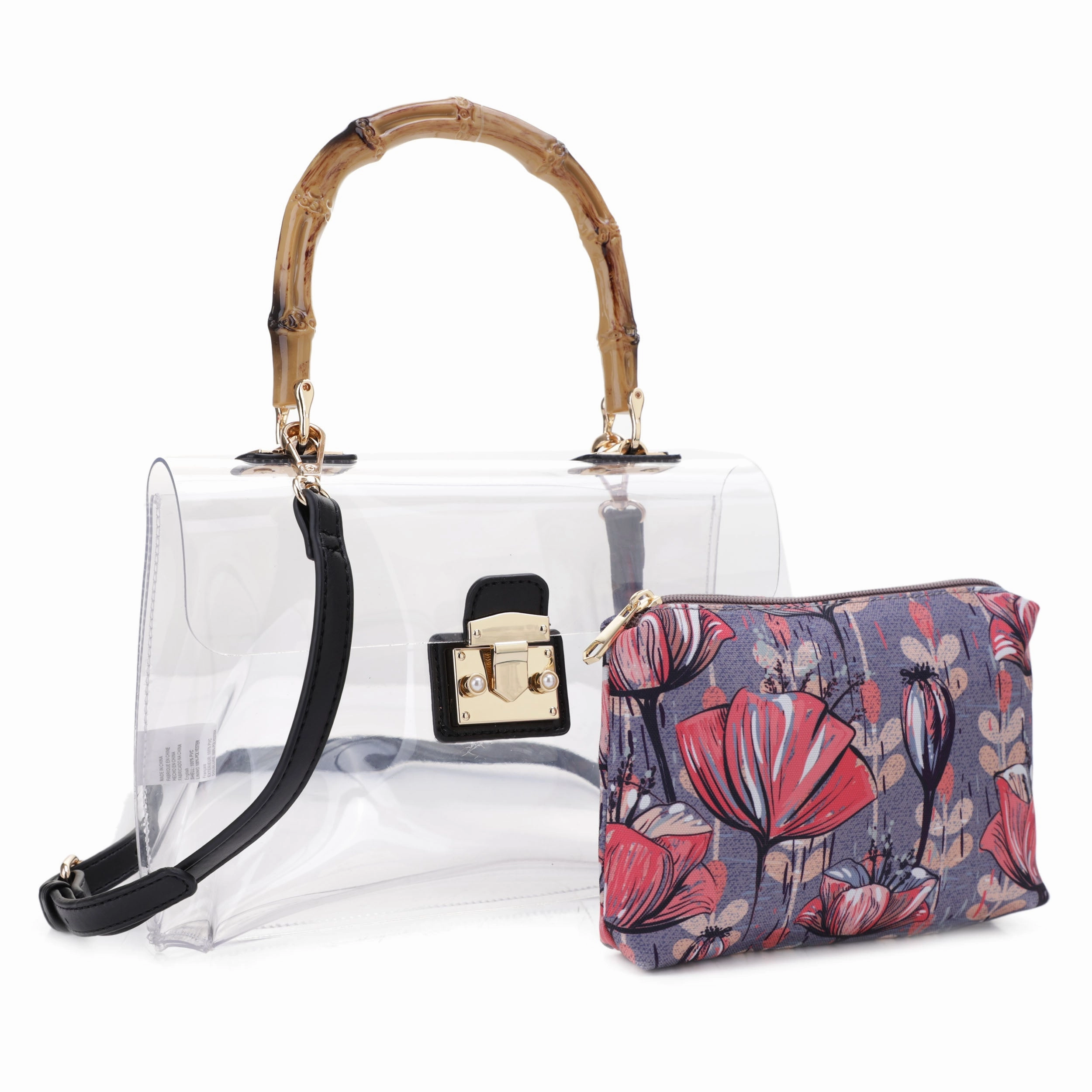 Aria Clear Crossbody Set Lightweight Utility Compact Solution