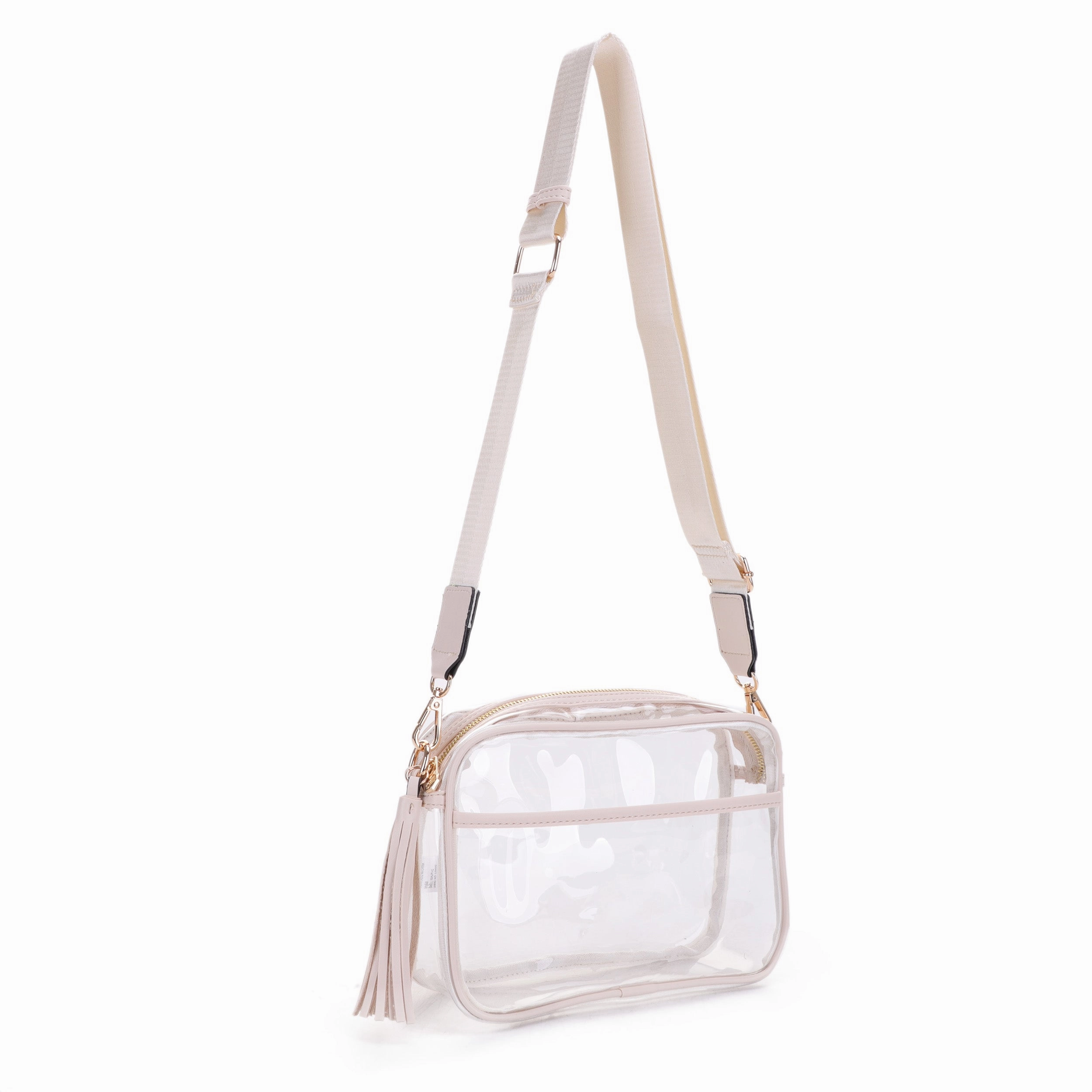 Versatile utility Atlas Color Accent Clear Crossbody