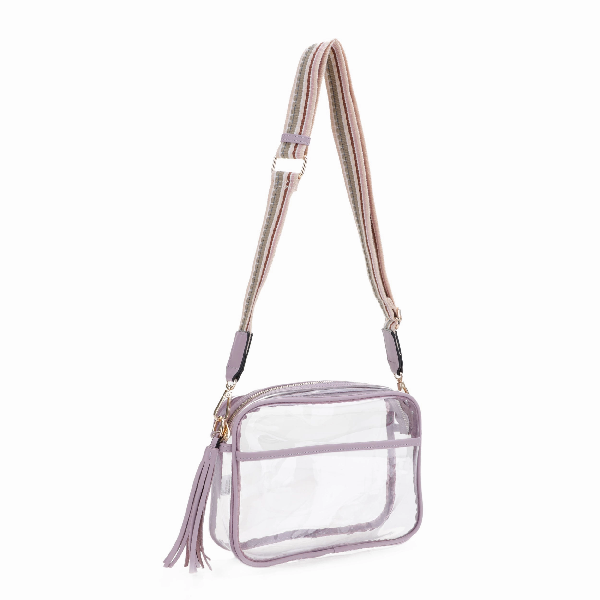 Fashion Travel Casual Companion Atlas Color Accent Clear Crossbody