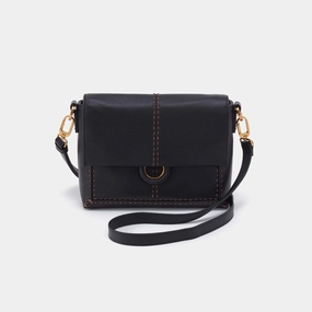 Austin Flap Crossbody in Pebbled Leather - Black Simple and clean design that suits all tastes Tough and resilient materials to handle everyday wear and tear