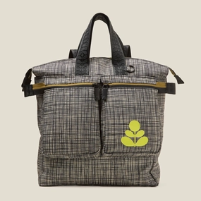 Axis Backpack - Scribble Print Black Minimalist Style Travel Comfort