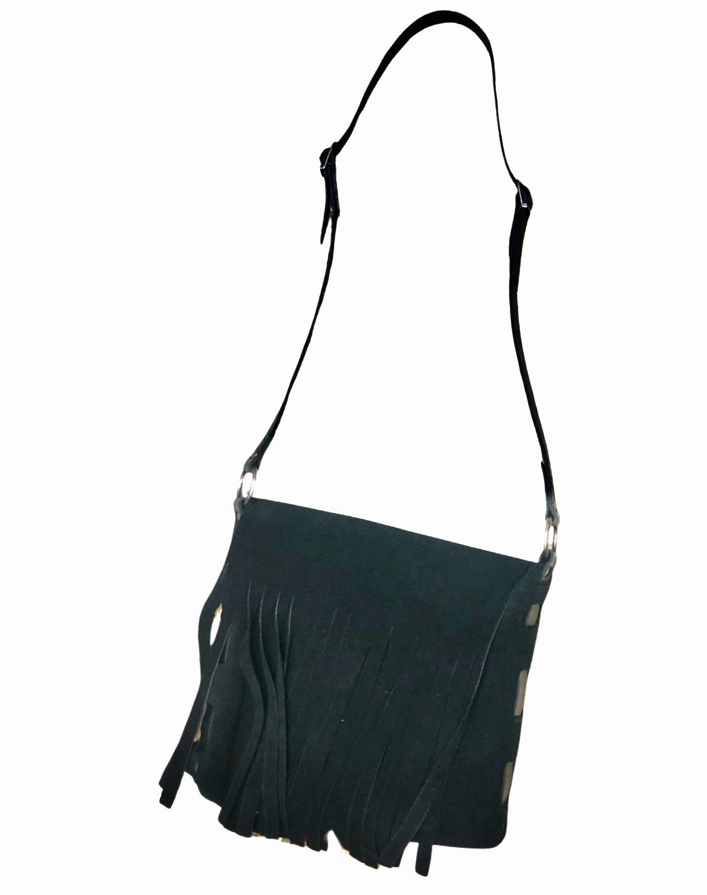 Compact Carry Sustainable Choice B10 FRINGE SHOULDER BAG
