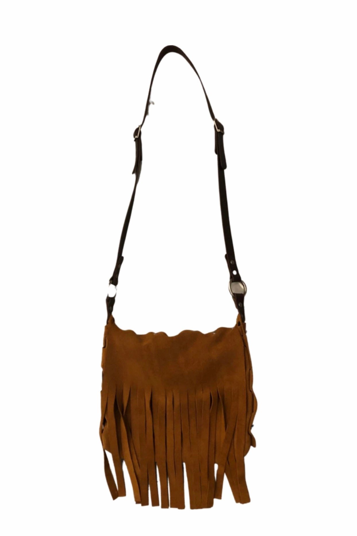 Sleek Appearance Elegant Finish B10 FRINGE SHOULDER BAG