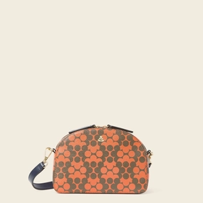 Functional Lifestyle Versatile Design Babaluna Crossbody - Tomato Puzzle Flower