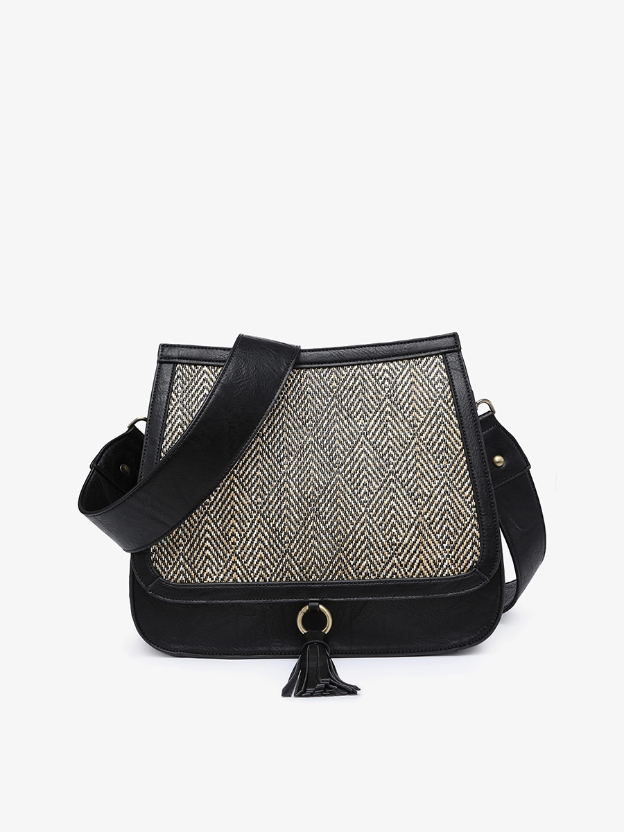 Fashion Statement Daily Fashion Bailey Vegan Contrast Crossbody
