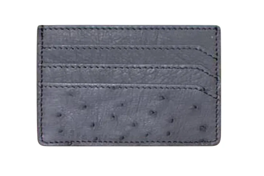 Ciara Card Holder Ostrich Modern Luxury Functional daily carry