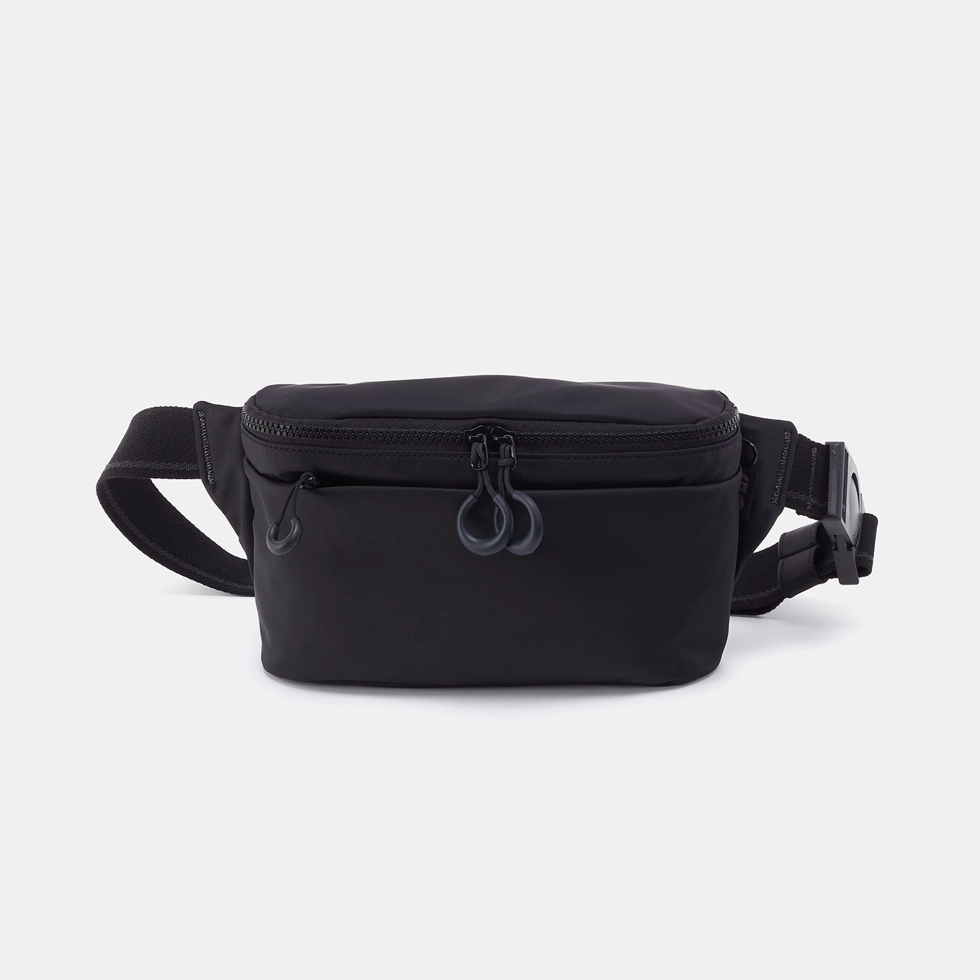 BE HOLD Belt Bag in CaRefiber recycled nylon - Jet Easy to clean and maintain for long-lasting use