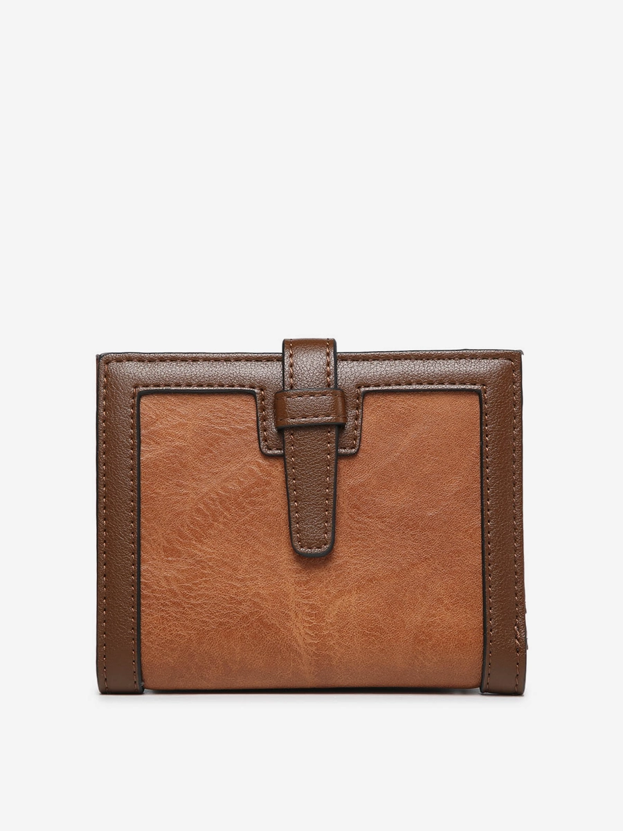 Runway Inspired Refined Aesthetic Bessie Vegan Wallet