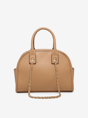Luxury Finish Classic Elegance Beth Vegan Dome Satchel