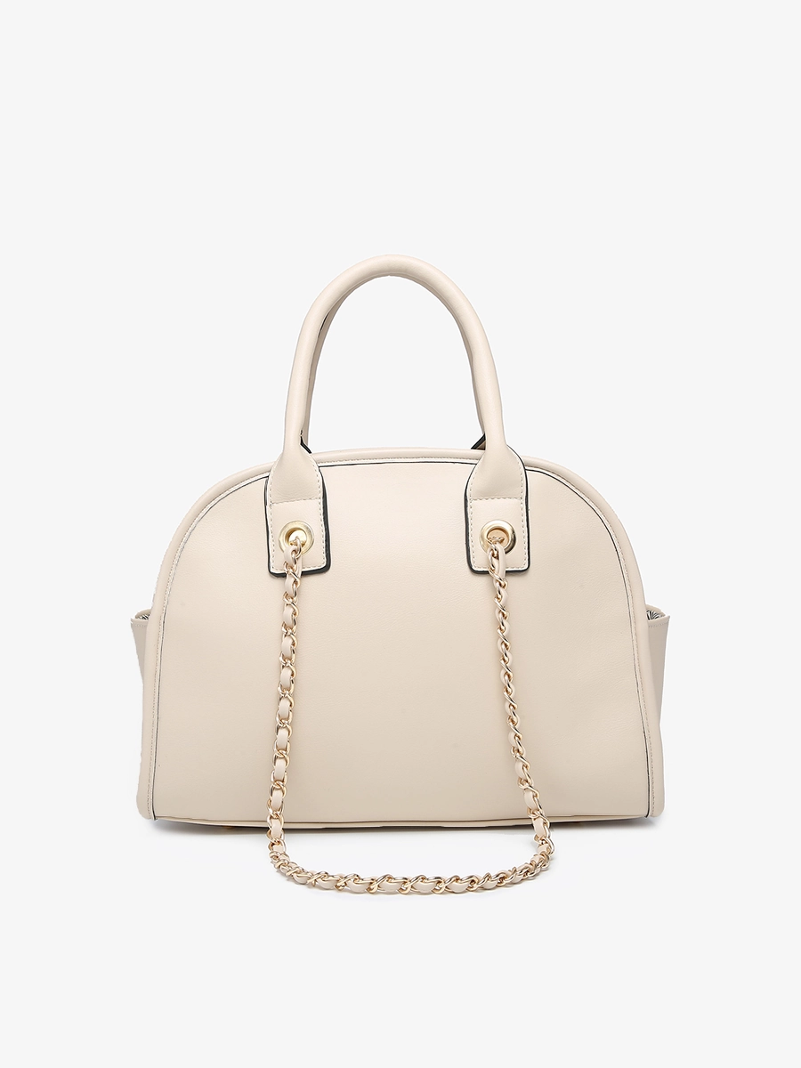 Elegant Feel Beth Vegan Dome Satchel