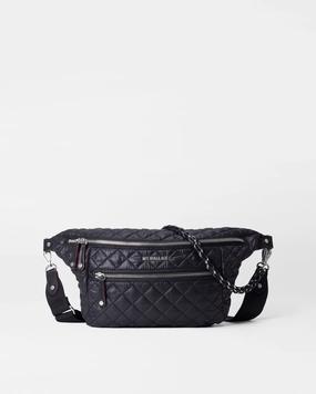 Black Crosby Crossbody Sling Bag Compact Fashion