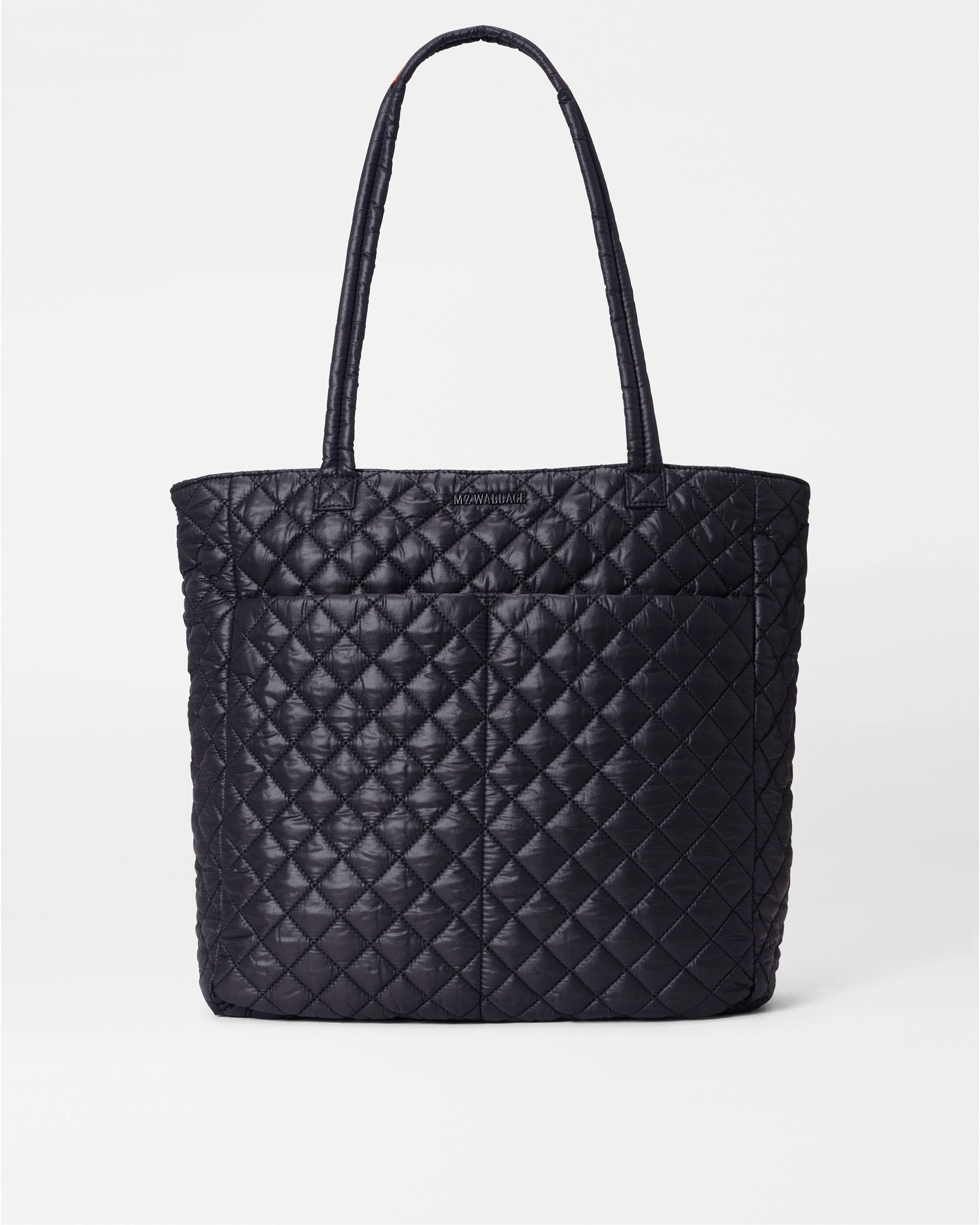 Quilted Style Minimal Style Black Large Metro Quatro Tote