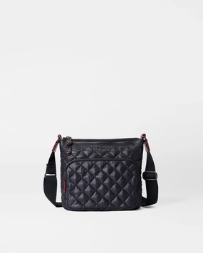 Classic City Look Modern Commuter Style Black Metro Scout Crossbody Deluxe