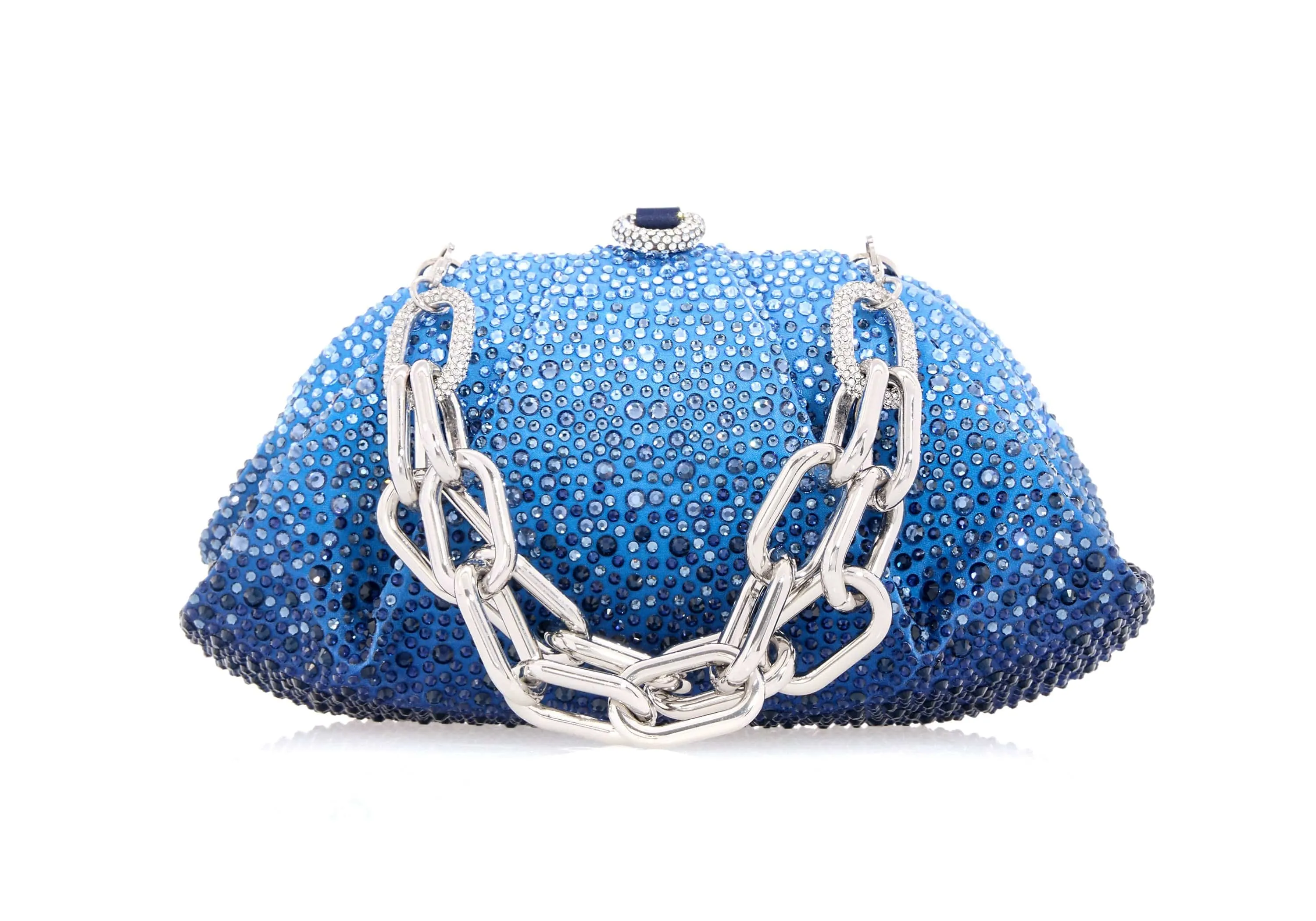 Chic Touch Personalized carry piece Gemma Crystal Caviar Gradient Ocean