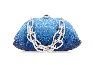Chic Touch Personalized carry piece Gemma Crystal Caviar Gradient Ocean
