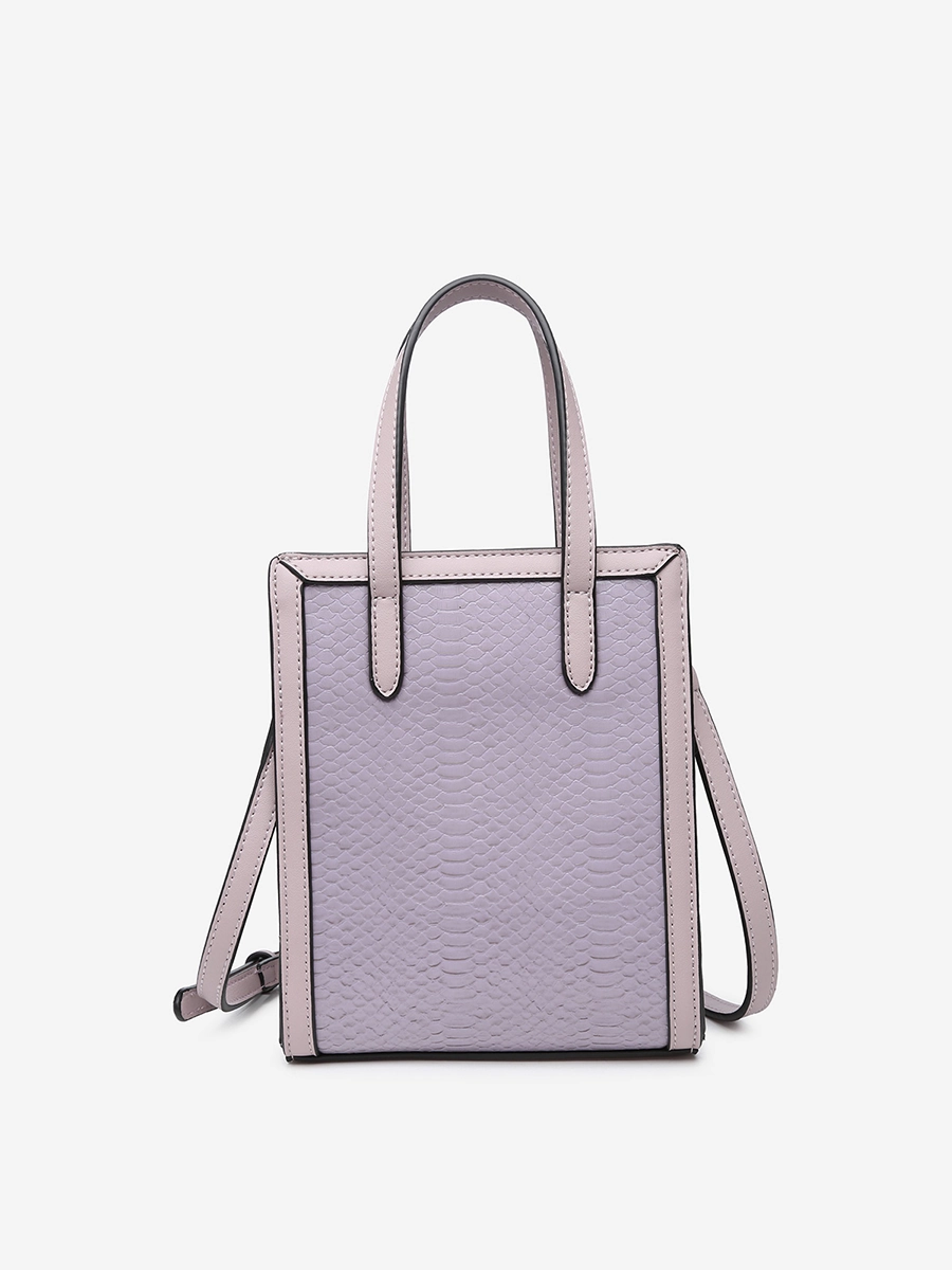 Urban Style Emmie Vegan Snake Rectangular Satchel