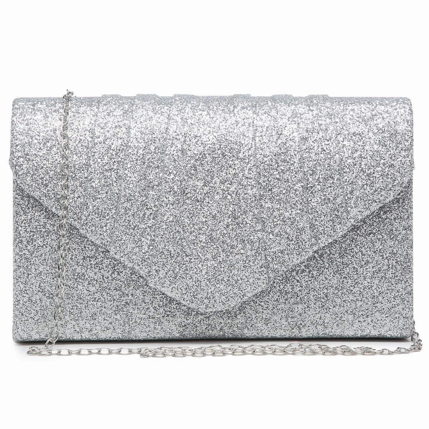 Modern Sophistication Women's Evening Bag Pleated Envelope Clutch Handbag l Dasein
