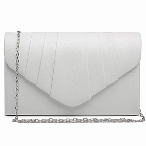handmade piece Women's Evening Bag Pleated Envelope Clutch Handbag l Dasein