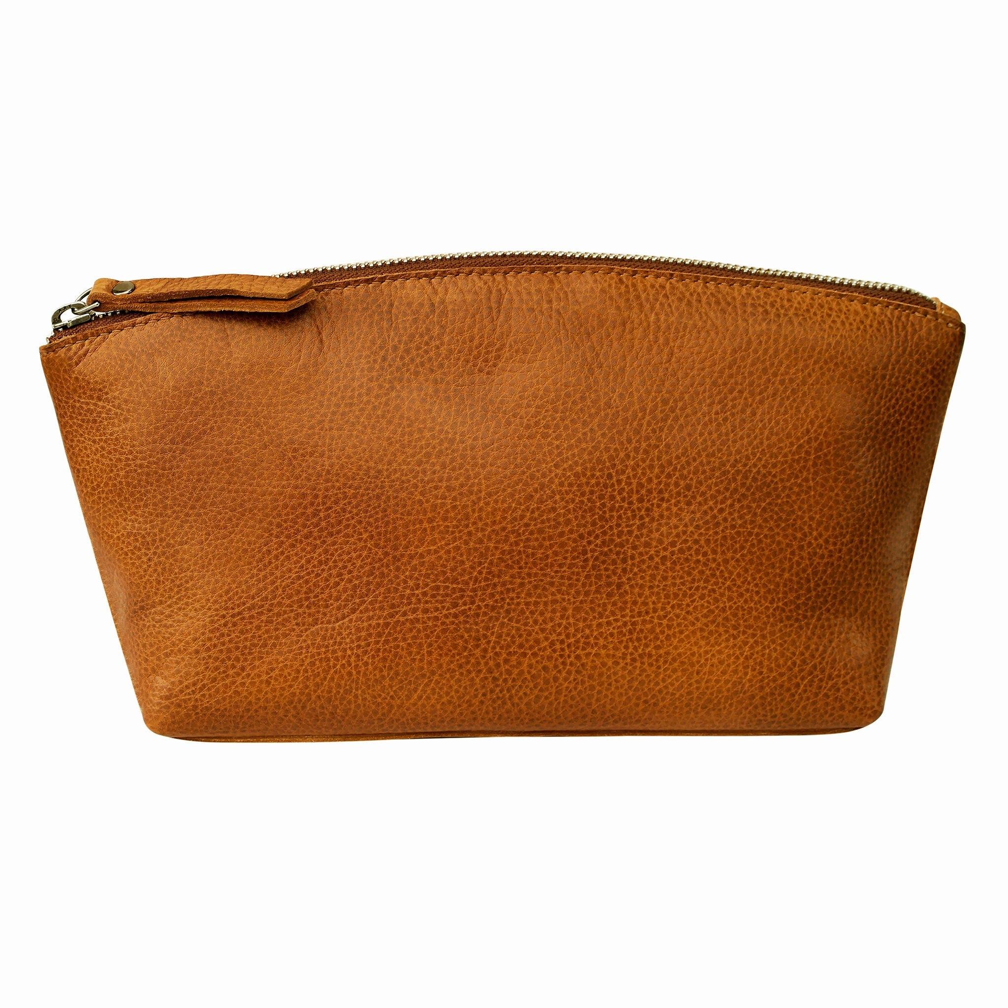 Minimal Utility Bondi Leather Cosmetic Bag Lg