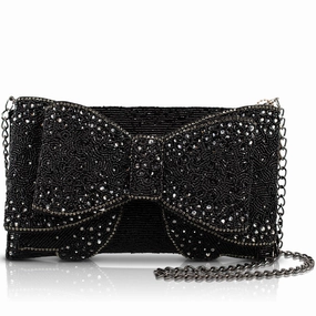 Functional Casual Gear Provides the flexibility of a versatile accessory for all occasions Bow Chic Crossbody/Clutch Handbag