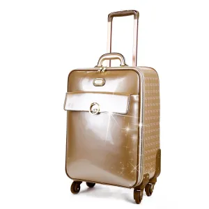 Modern Essential Brangio Glossy Trolley Bag with Modern Elegance