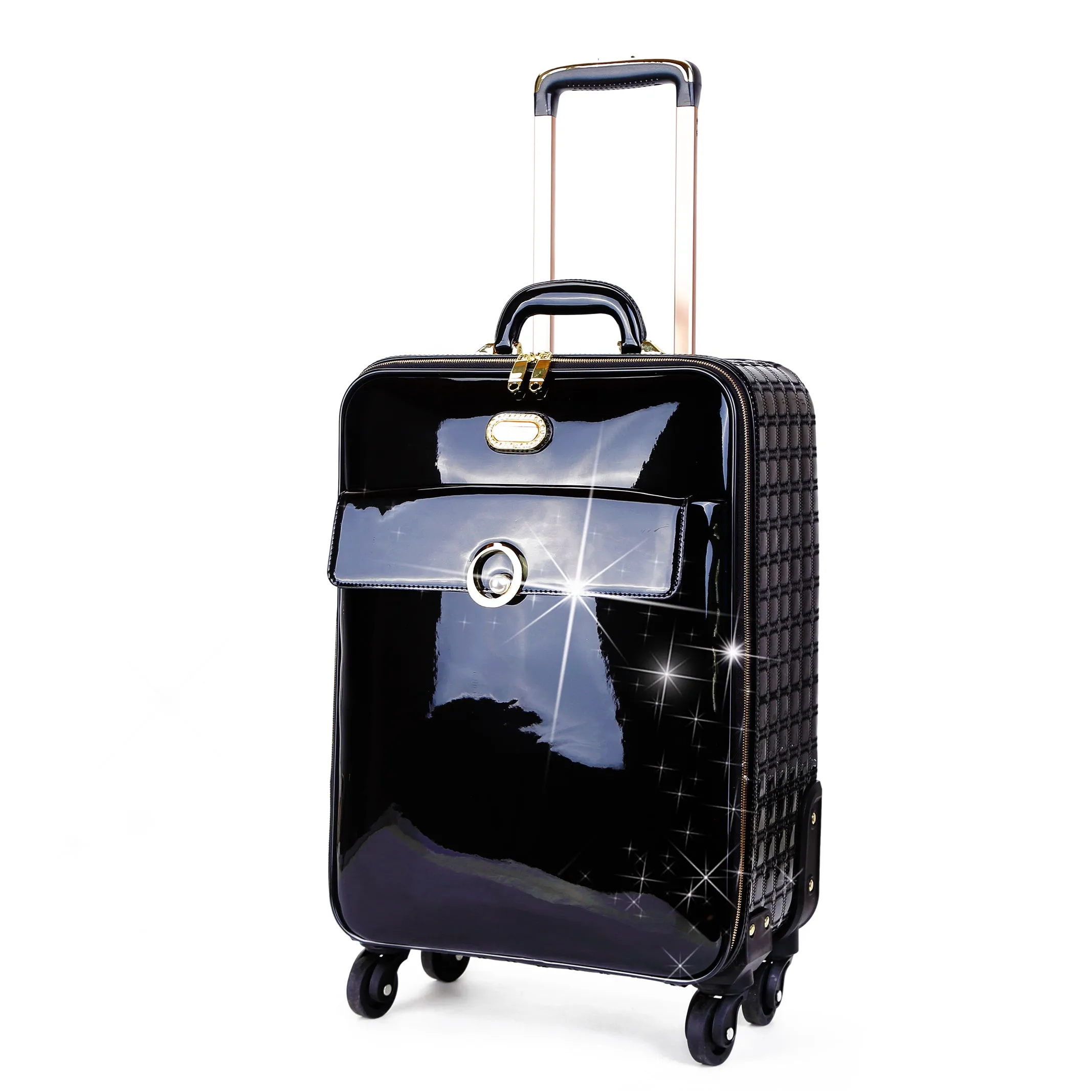 Brangio Glossy Trolley Bag with Modern Elegance Premium Quality