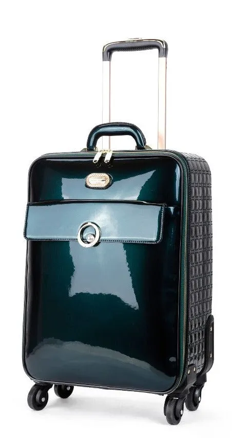 Brangio Glossy Trolley Bag with Modern Elegance Retro Style Strong Handle