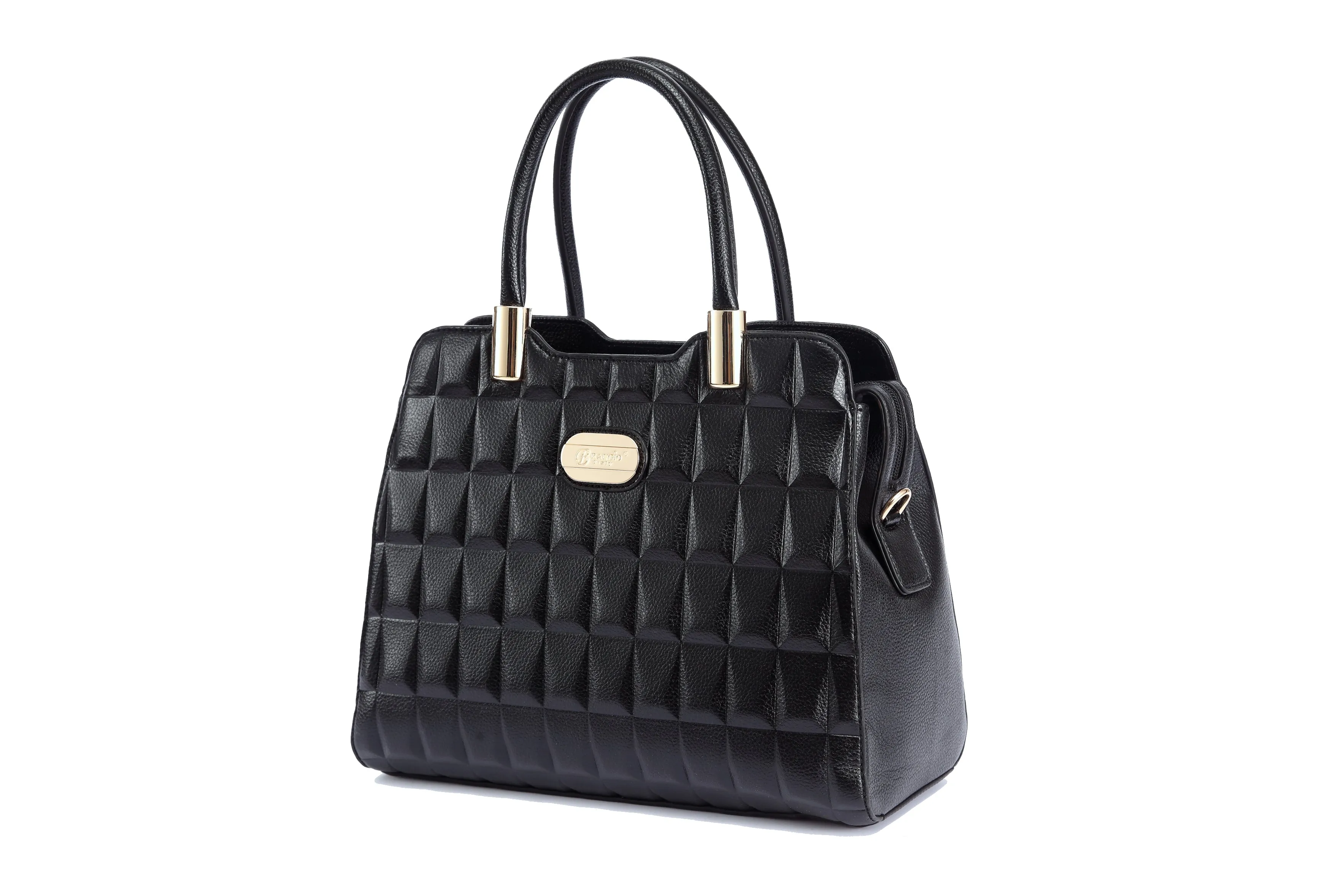 Brangio Italy Structured Faux Handbag Premium Choice Fashion Office