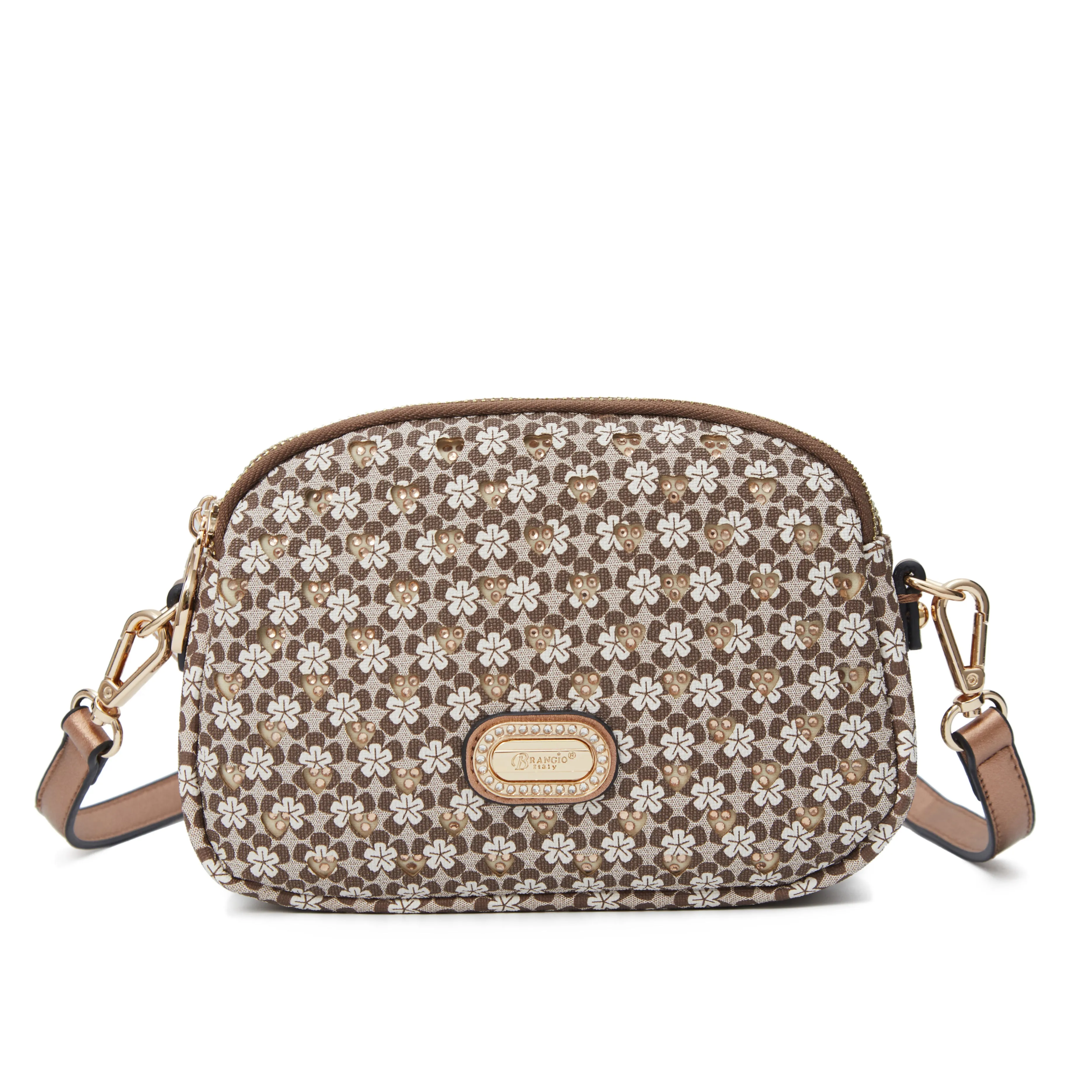 Brangio Luxe Floral Crossbody Bag Trendy Companion