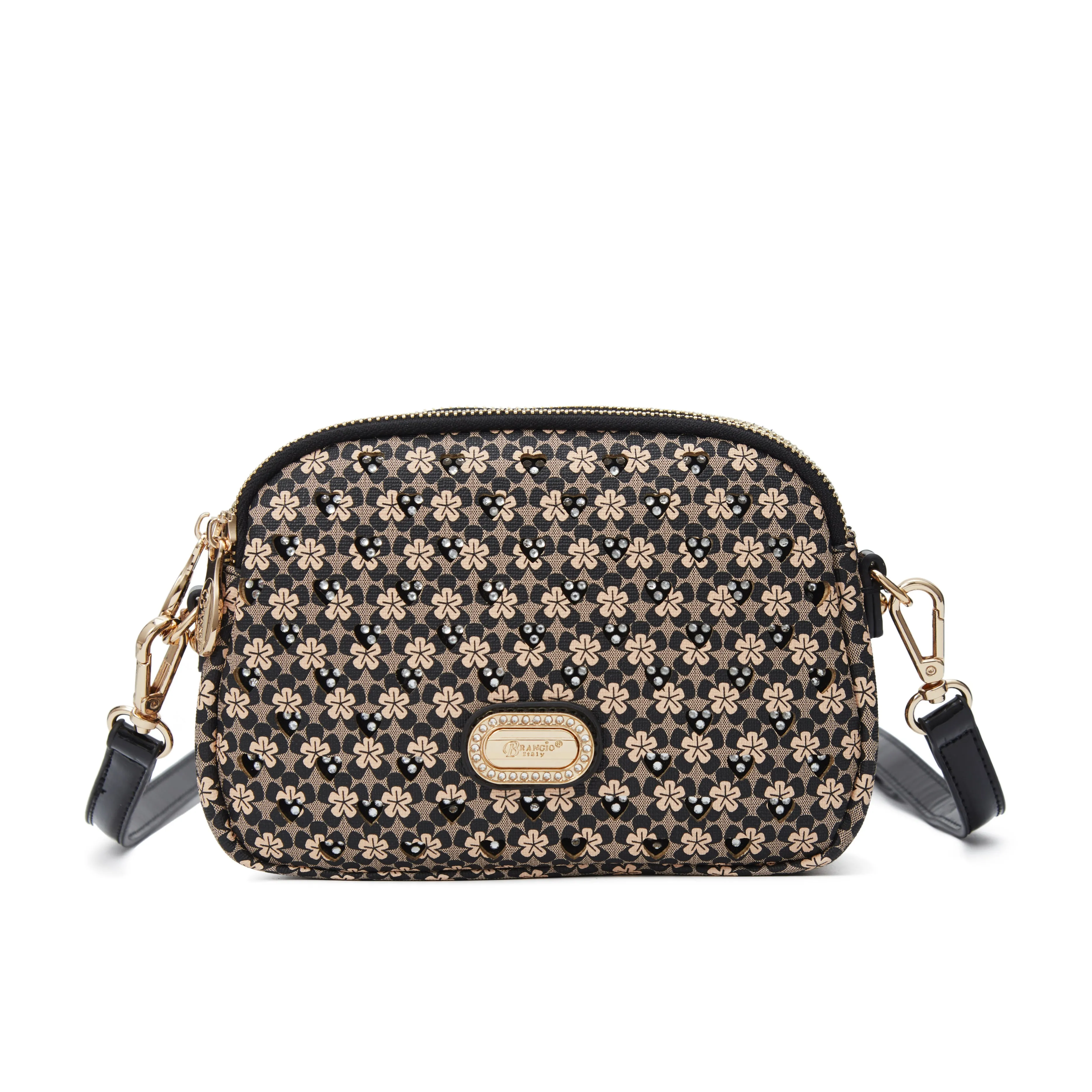 Minimal Essential Brangio Luxe Floral Crossbody Bag