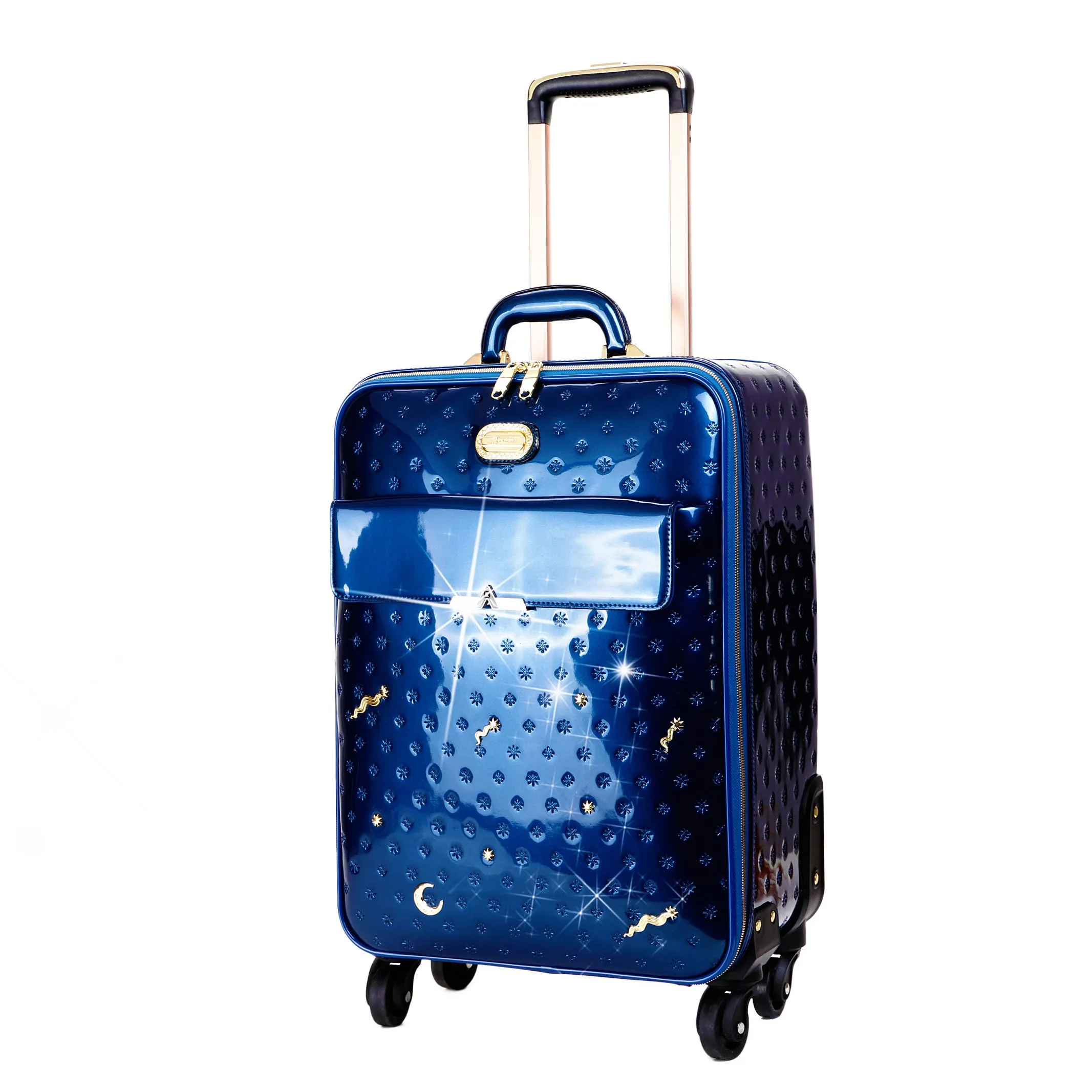 Brangio Stylish Embossed Trolley Bag Luxury Architecture Sustainable Vision