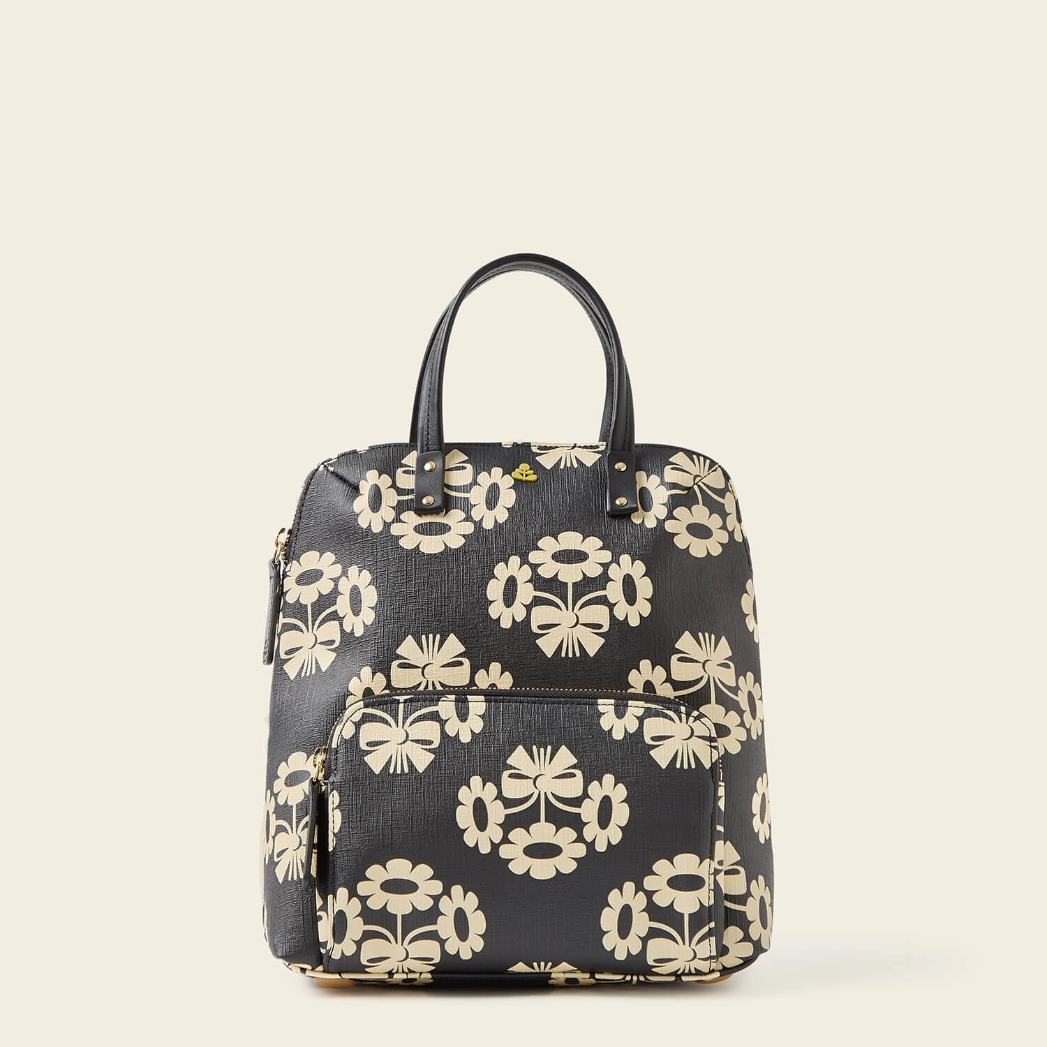 Effortless Chic Trendy Travel Buddy Backpack - Posey Flower Midnight