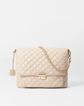 Designed to be both functional and fashionable Buff Large Crosby Lock Crossbody