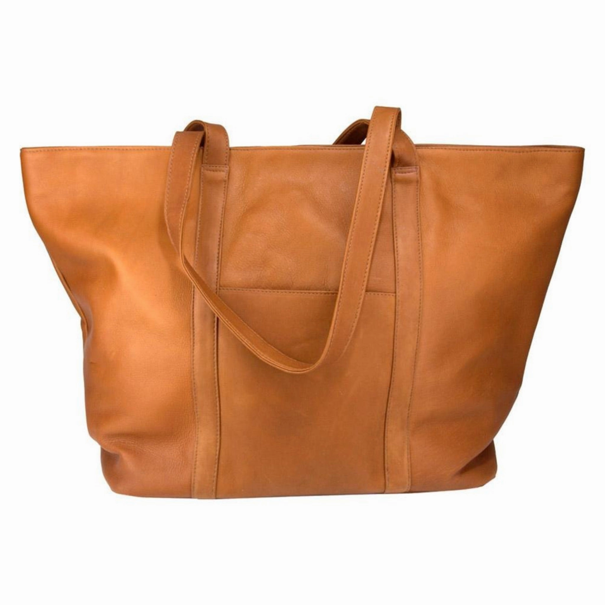 Holiday Travel Suburban Leather Tote Bag Lg