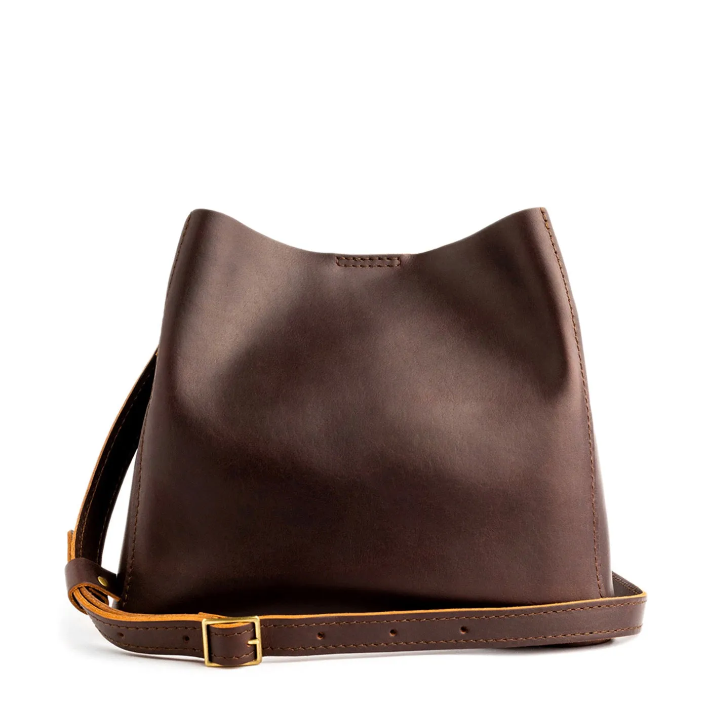 Classic leather piece Outdoor Adventure Butterfly Bucket Bag