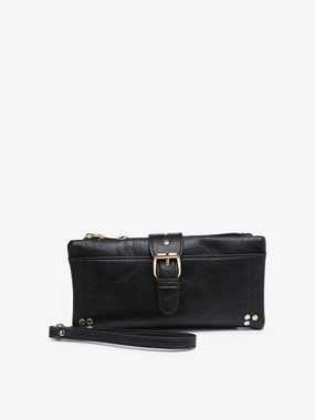 Cadence Vegan Buckle Wallet Refined Look