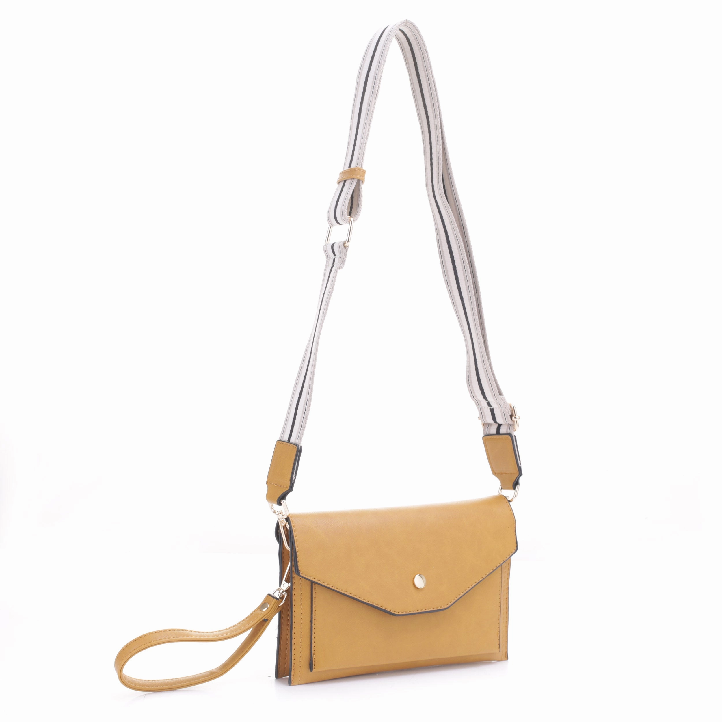 Compact Shape Durable Construction Cadenza Crossbody with Webbing Strap
